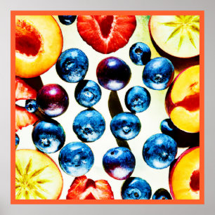 Poster Padrão Vibrância Frutífera