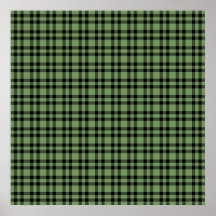 Padrão Xadrez Verde Preto