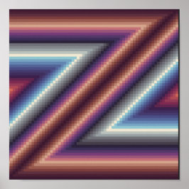 Poster Padrão Z