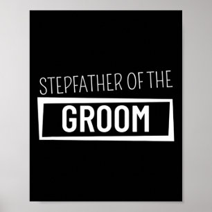 Poster Padrasto Do Fachado De Casamento De Noite