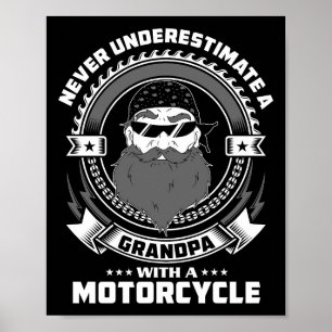 Poster Padre Deu O Poder De Um Avô Com Uma Moto