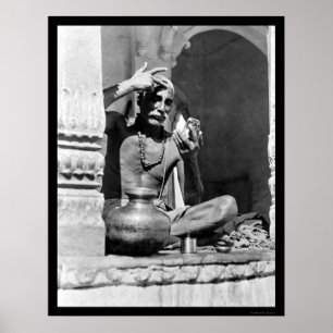 Póster Padre do Brahman em India 1921