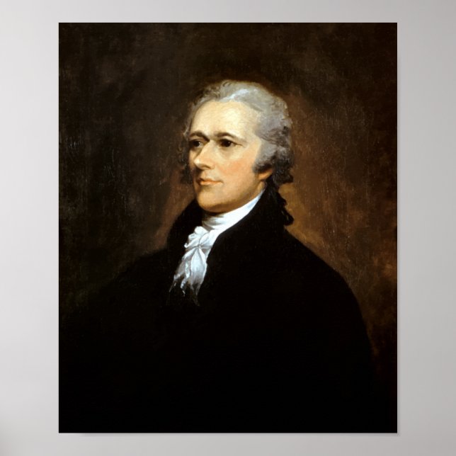 Póster Padre fundador Alexander Hamilton (Frente)