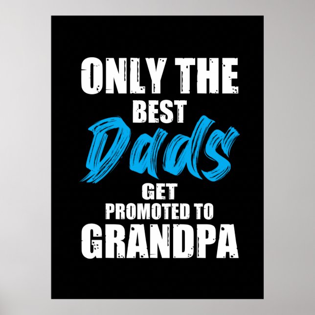 Poster Padre Gift | Apenas Os Melhores Pais (Frente)
