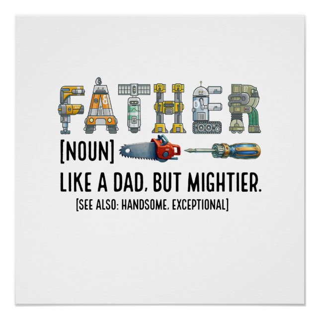 Póster Padre Noun (Frente)