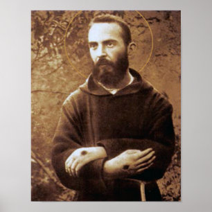 Póster Padre novo Pio