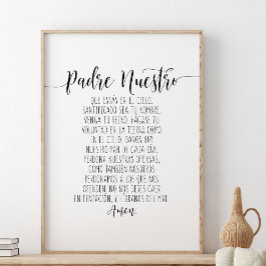 Poster Padre Nuestro Que En El Cielo