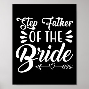 Poster Padre Passo Da Noiva Da Família Festa de casamento