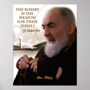 POSTER PADRE PIO DA RUA