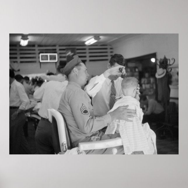 Póster Padre Son Barber Experiência 1940 (Frente)