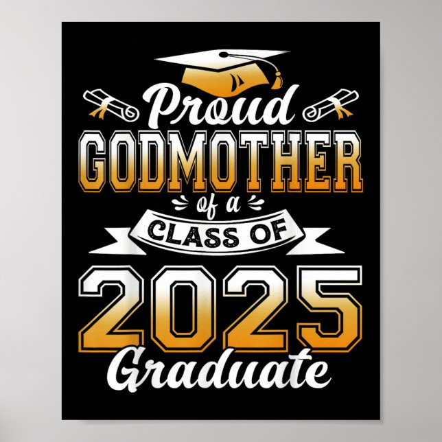 Poster Padrinha 2025 Orgulhosa Madrinha De 20 (Frente)