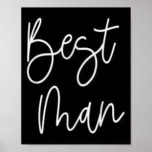 Poster Padrinhos de casamento De Noiva Engraçado Melhor H