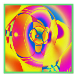 Póster Padrões Coloridos E Fashionáveis