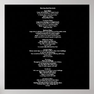 Póster Padrões da banda