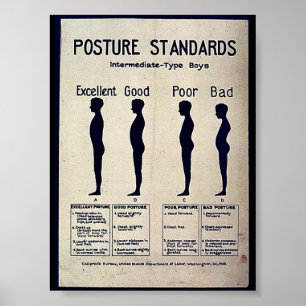 Póster Padrões da postura