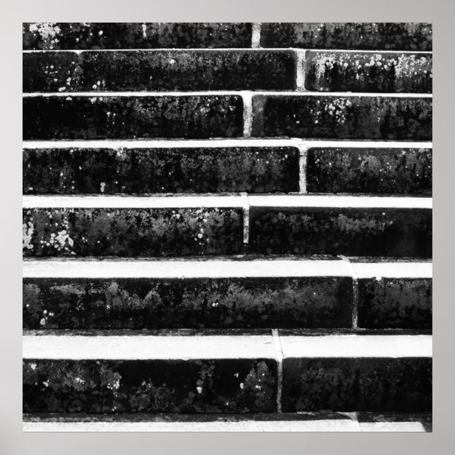 Poster Padrões de alvenaria - Escadas (Frente)