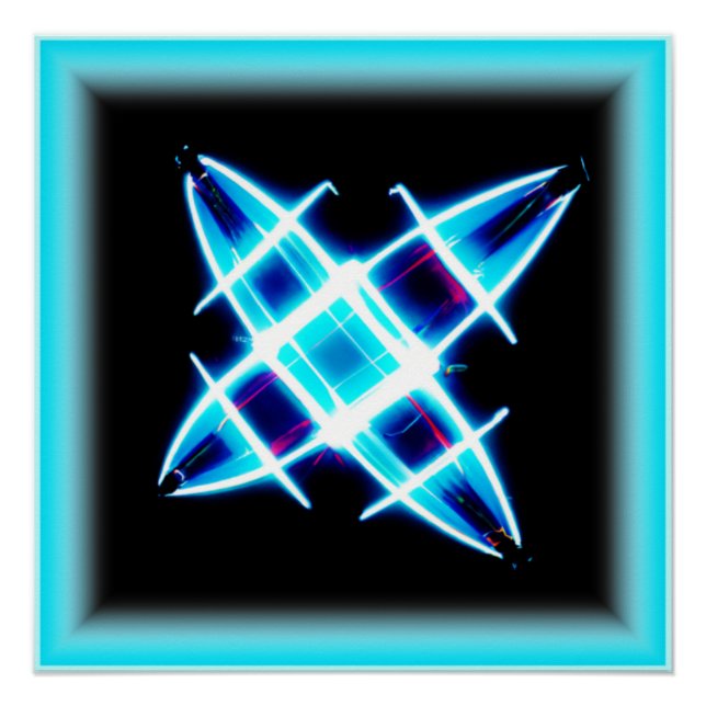 Póster Padrões de estrelas brilhantes. Comprar Agora (Frente)