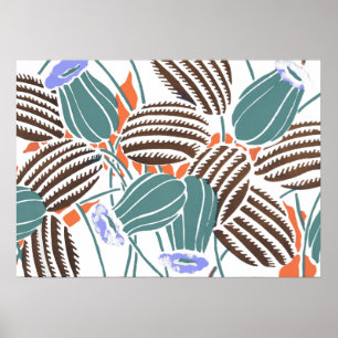 Poster Padrões de flores A