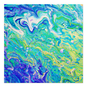 Póster Padrões de ondas bonitas. Comprar Agora