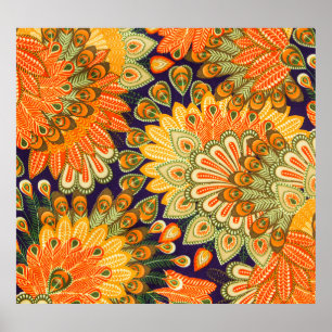 Poster Padrões de pano de proximidade.