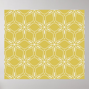 Poster Padrões florais sem costura. Vintag de textura
