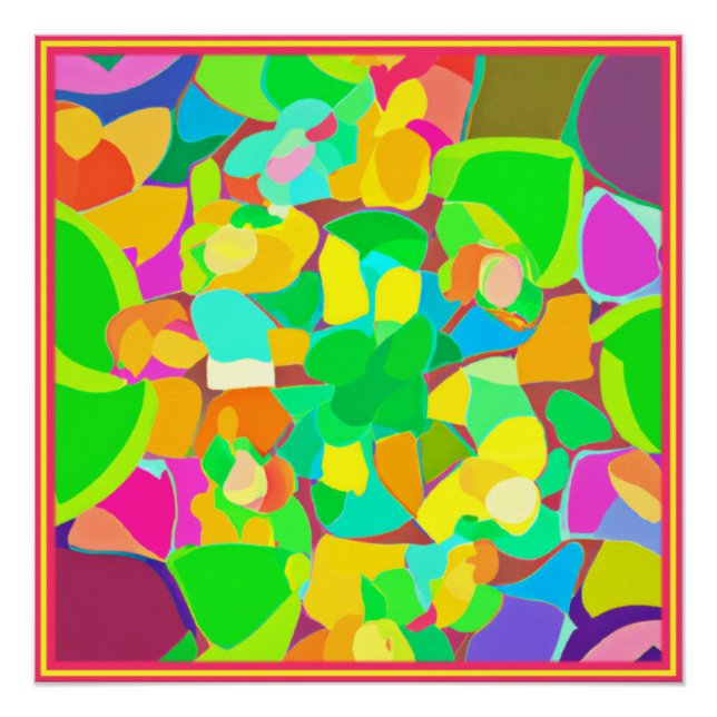 Póster Padrões impressionantes Comprar de arte (Frente)