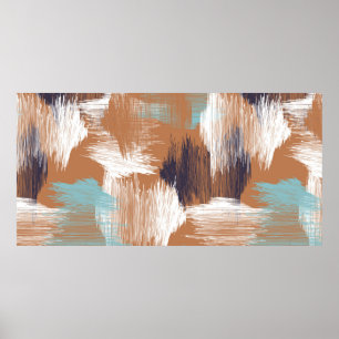 Poster Padrões sem costura pontos coloridos