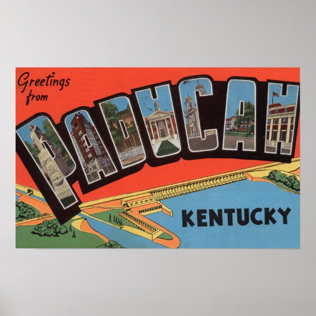Póster Pádua, Kentucky - Cenas com Letras Grandes (Frente)