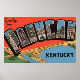Póster Paducah, Kentucky - grandes cenas da letra