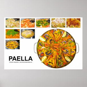 Poster paella