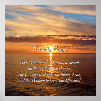 Poster Pagador Serenity - Ocean Sunset.