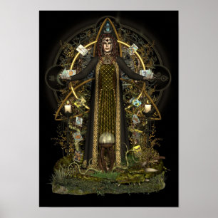 Poster Pagan - Bruxa do Tarot [A3]