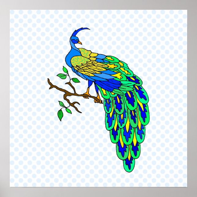 Póster Pagiel Peacock (Frente)