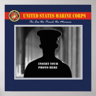 Poster Página da foto do retrato do USMC
