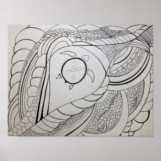 Poster Página de Coloração de abstrato