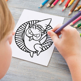 Poster Página de Coloração de Gato de Rua do Dia de as Br