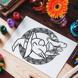 Poster Página de Coloração do Dia de as Bruxas engraçado