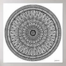 Página de Colorir Mandala de Guepardo Intrincada