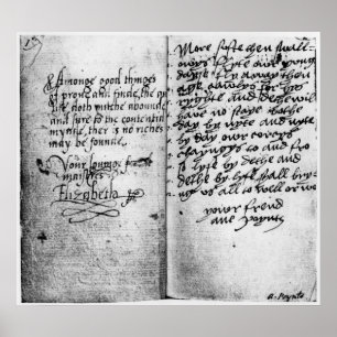 Poster Página de manuscrito
