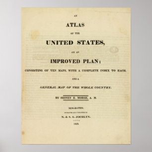 Poster Página de Título Atlas dos Estados Unidos