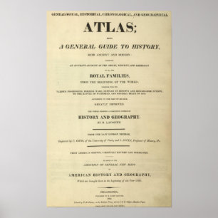 Póster Página de Título Completa Genealógica, Histórica
