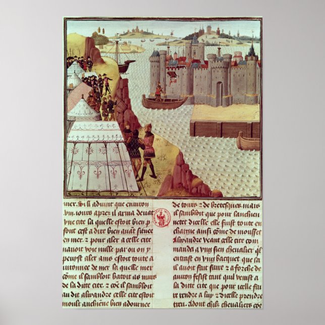 Póster Página do Histoire du Grand Alexandre (Frente)