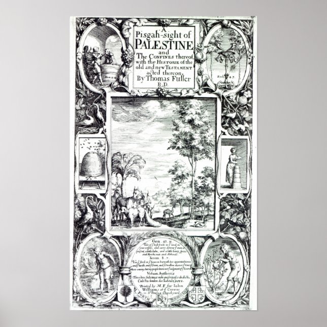 Póster Página do título "A Pisgah-sight of Palestine" (Frente)