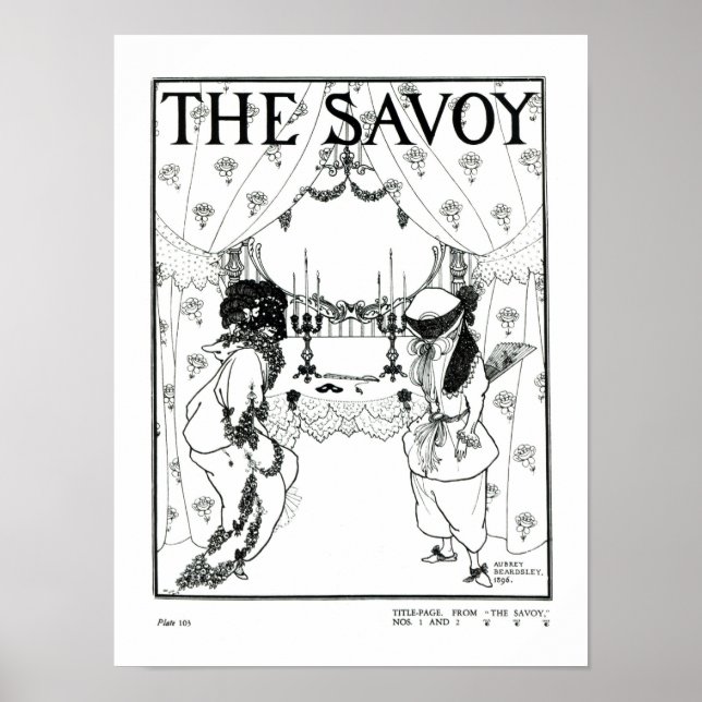 Poster Página do título de "O Savoy" n. º 1 e n. º 2, 189 (Frente)