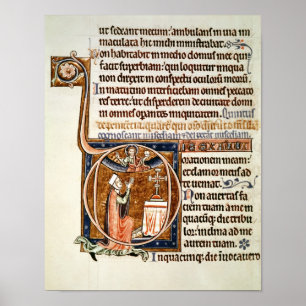 Póster Página iluminada