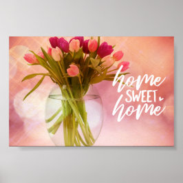 Poster Página inicial do Buquê Floral Doce