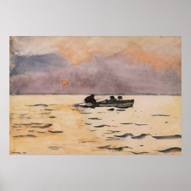 Póster Página inicial do Homer Winslow (Frente)