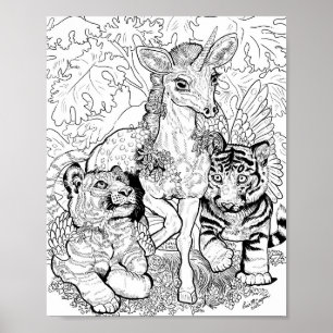 Poster Página 'Innocência da nova' Coloração de unic