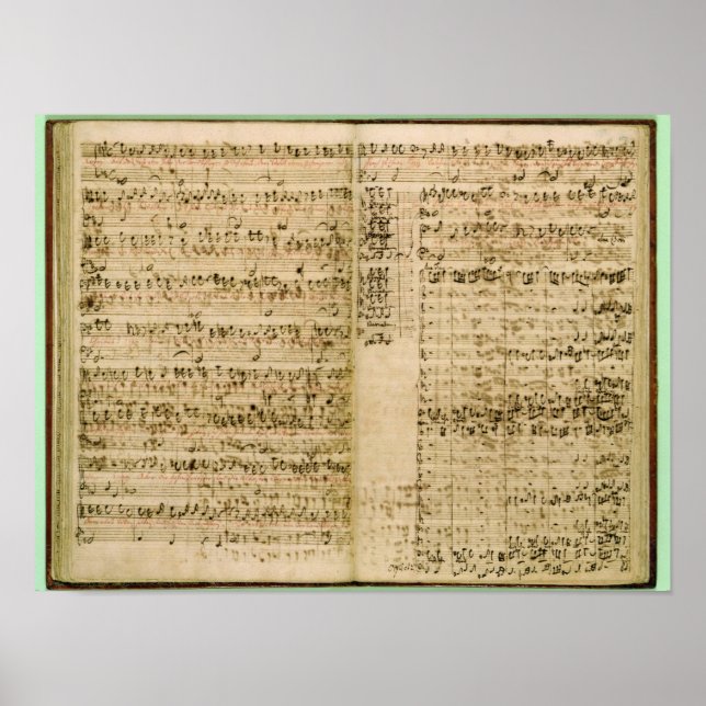 Póster Páginas da Ponta da Arte da Fuga (Frente)