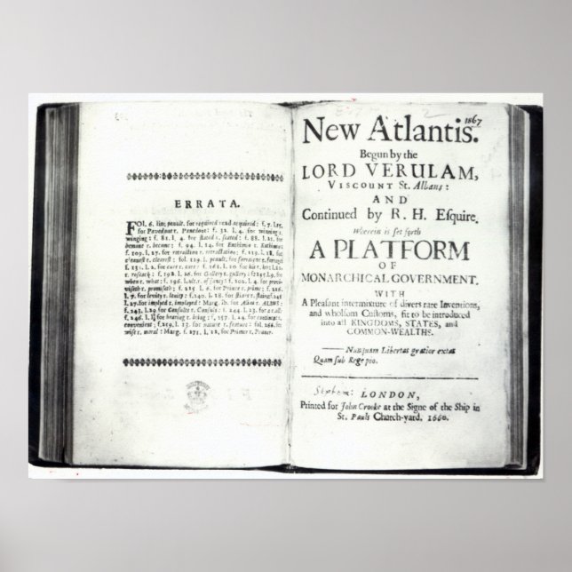 Póster Páginas de título para Francis Bacon (Frente)